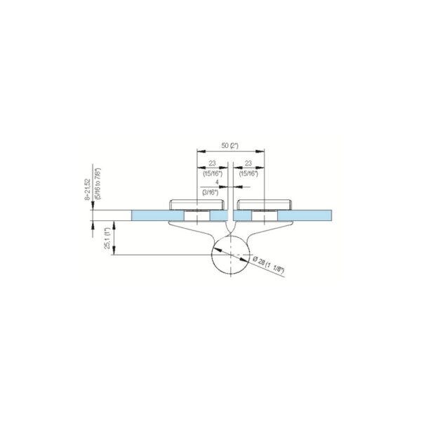 Bisagra doble MIEV835E50SOLR-esquema3