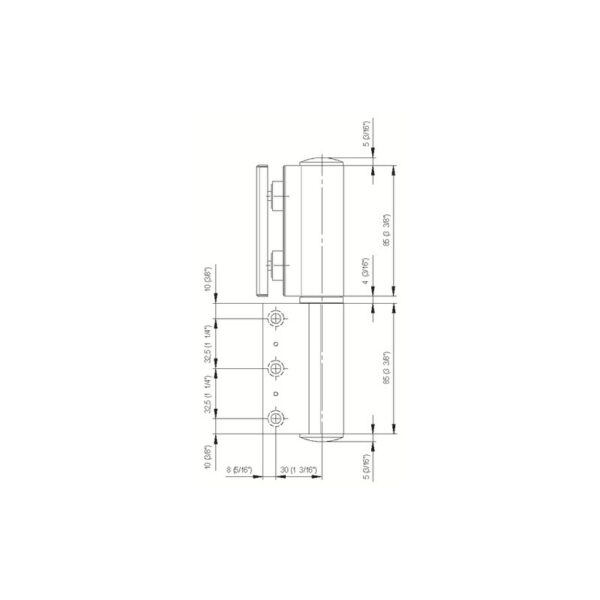 Bisagra simple MI835E10NSOL-esquema2