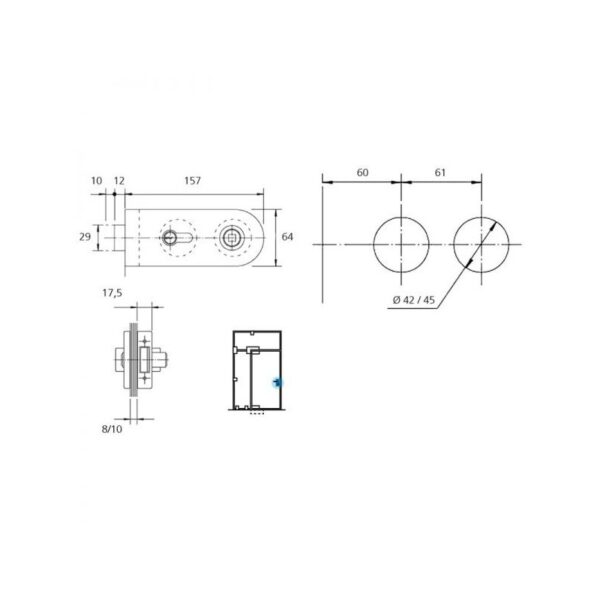 Cerradura GE15200-esquema