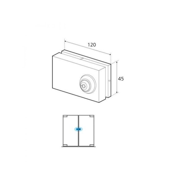 Cerradura central GE02-0-12-esquema