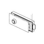 Cerradura cuadrada GE15102IB