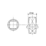 Eje Pernio Frances MABAC350 standard