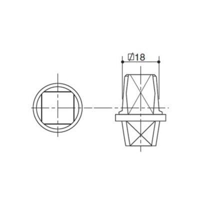 Eje Pernio Frances MABAC350 standard