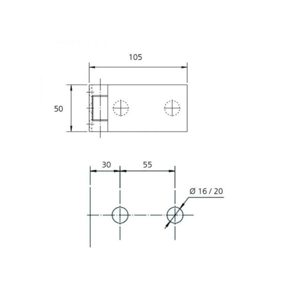 Juego bisagras GE13100-esquema