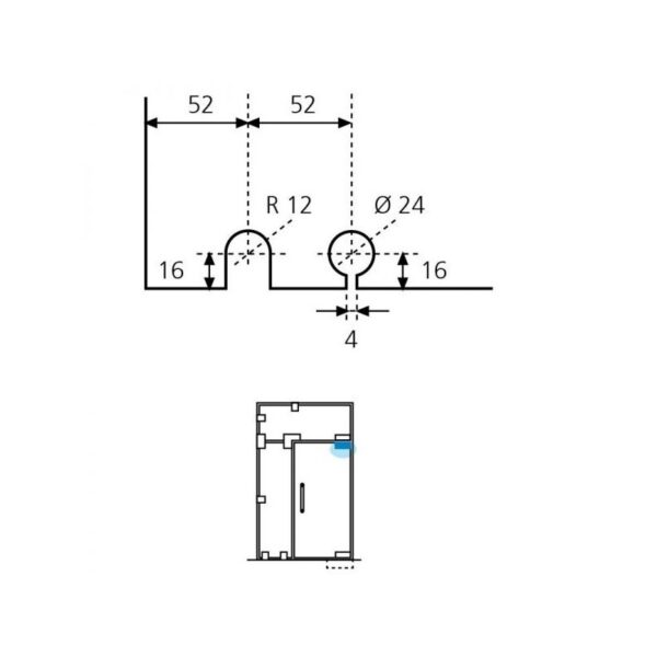 Pernio alto GE101N-esquema