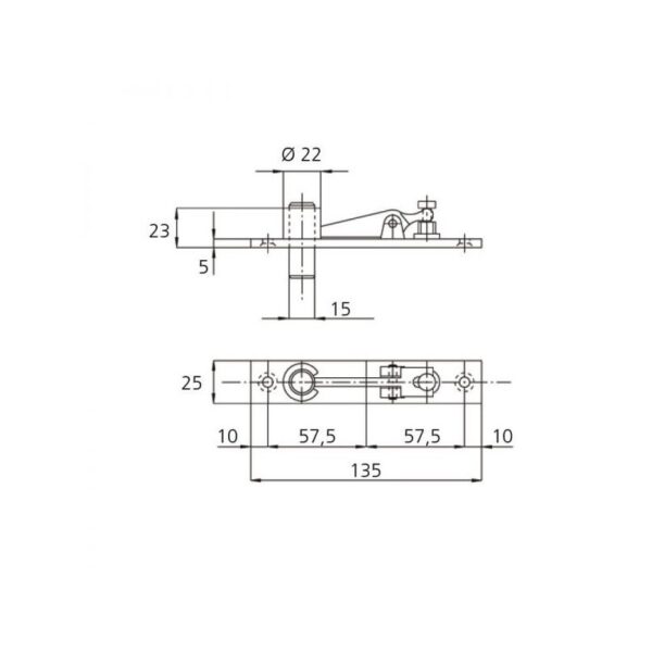 Pernio alto GE309-04-esquema