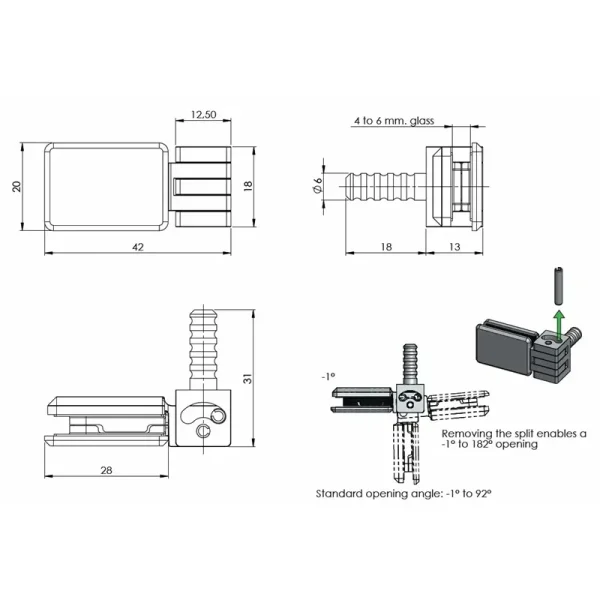 Bisagra SI150653X-0-esquema