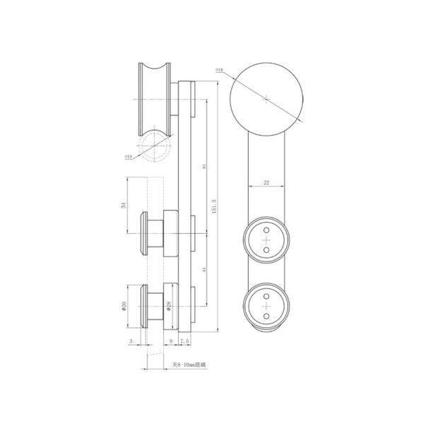 Rodamiento SUIS9100A-1C-esquema