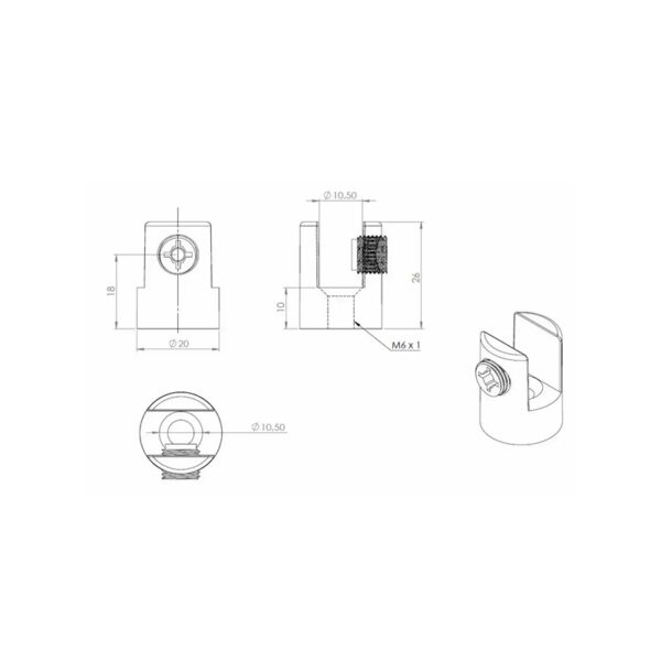 Soporta estante SI2202226-4-esquema