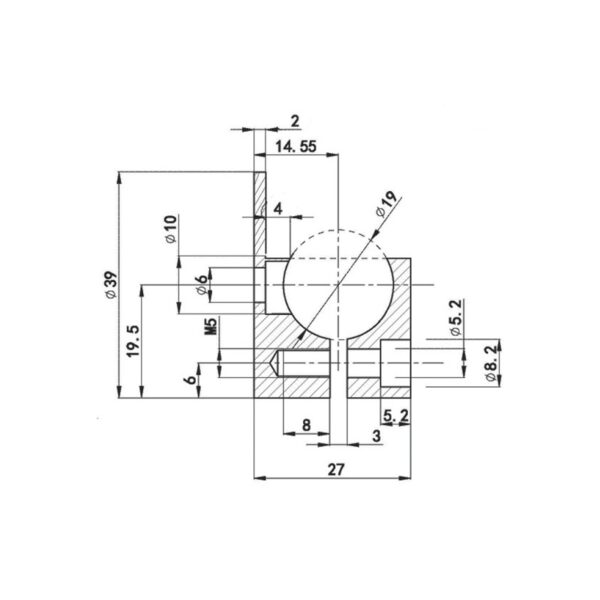 Sujeción SUIS1118-esquema