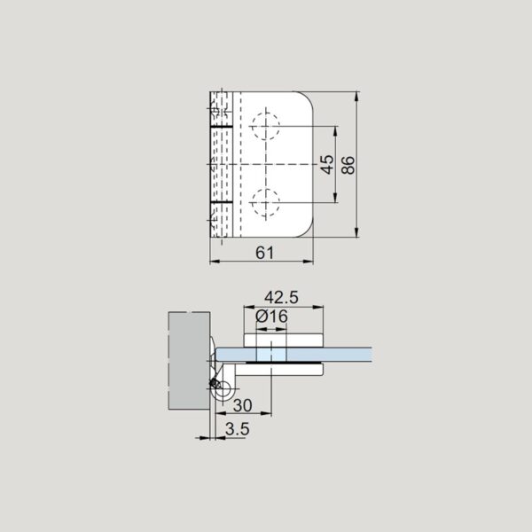 Bisagra DO81209015099-esquema