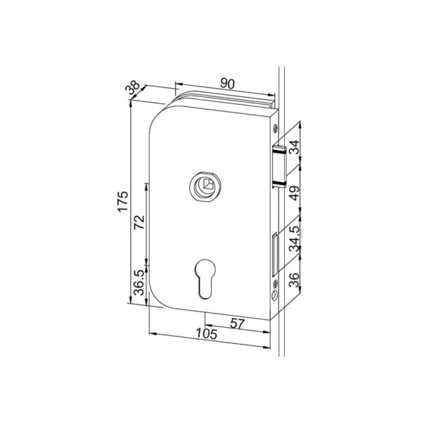 Cerradura DO11260101-DO11261101