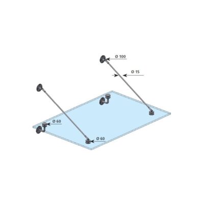 Juego pérgola INDE95100-2