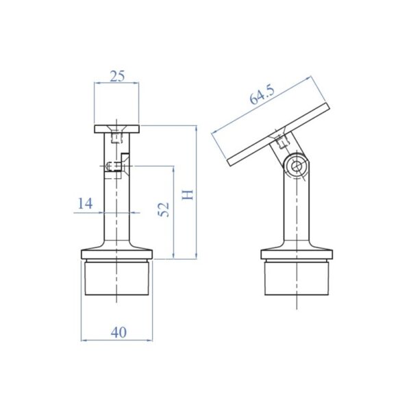 Soporte INDE037700-INDE037710-esquema