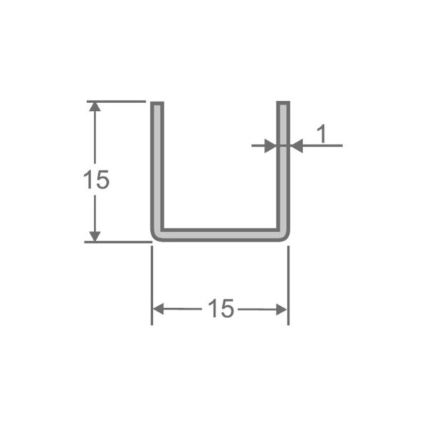 Perfil TR031C U-esquema