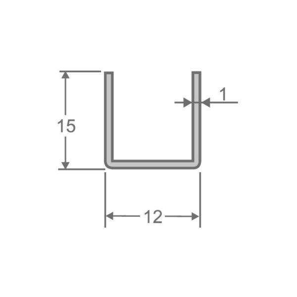 Perfil TR032C U-esquema