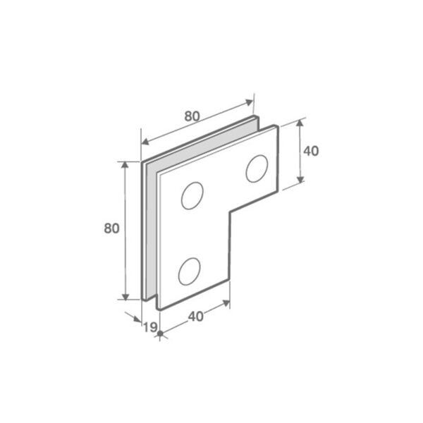 Unión de tres lunas TR521N-esquema