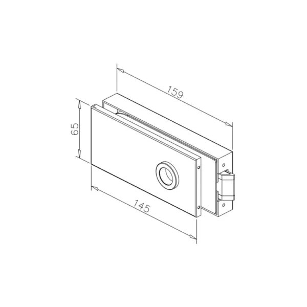 Cerradura GF77452260901-esquema
