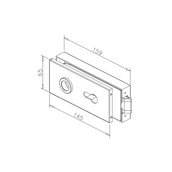 Cerradura GF77452260902-esquema