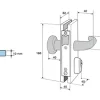 Cerradura Meia TR1038 muesca-tr1038
