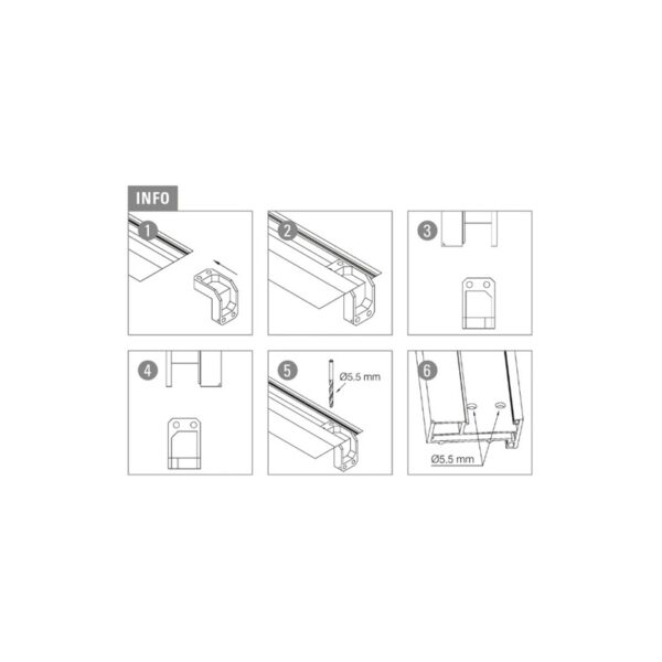 Plantilla de taladro GF7791112000000-esquema