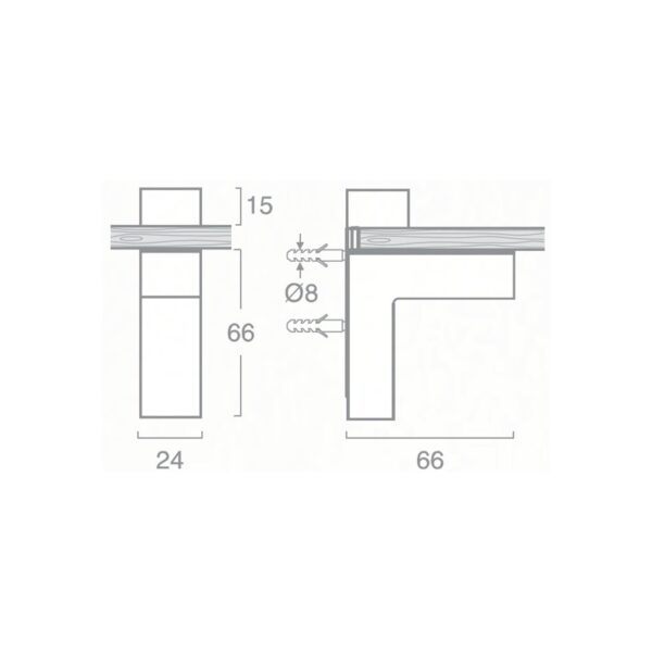 Soporte SU2-2445-esquema