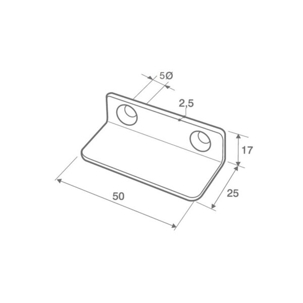 Tope carpintería TRTP3-esquema