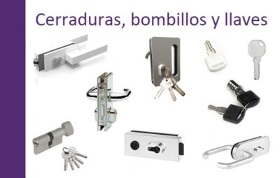Cerraduras bombillos y llaves
