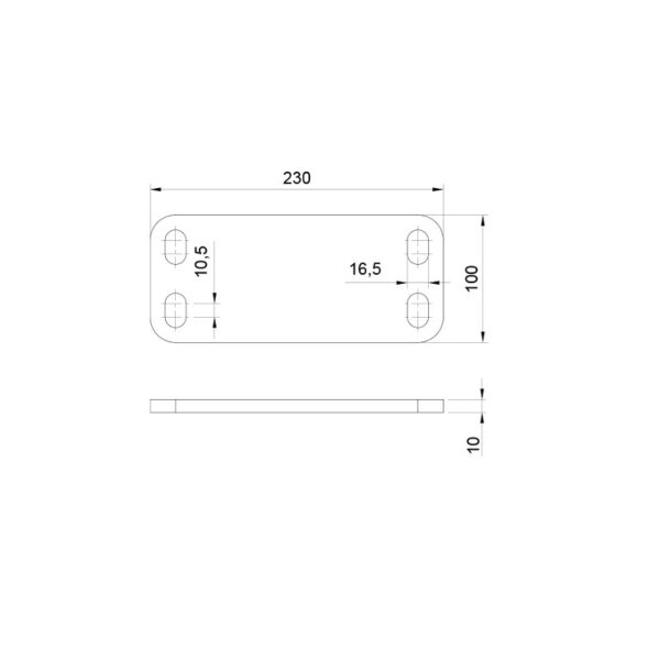 Chapa de regulación SUES8610C-1