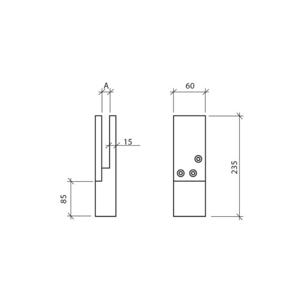 Pinza suelo GLKMPV235-esquema