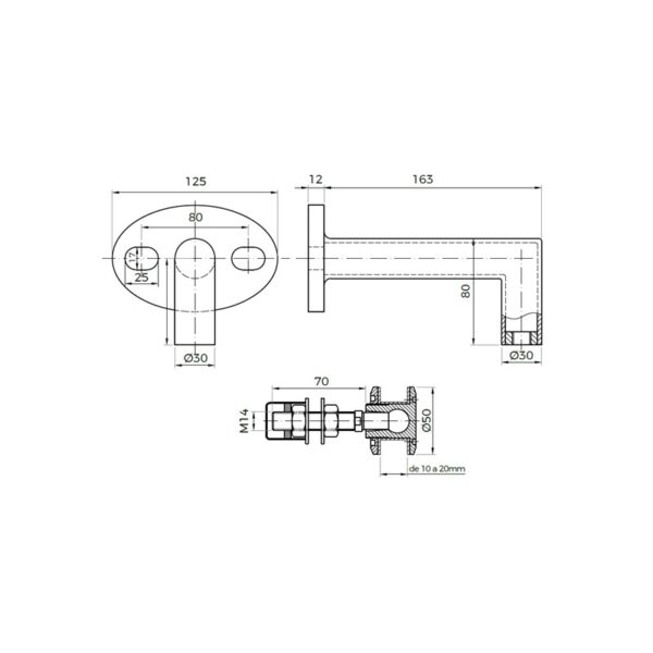 Soporte ING001-esquema