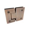 Bisagra doble vidrio/vidrio180º inoxidable SUGL-102