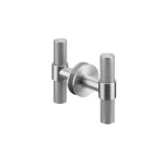 Juego pomos T Stout KN fijo para vidrio JNFIN00172VKNSAT