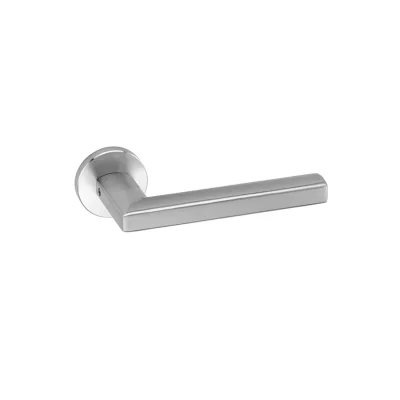 Juego manillas ORGANIC roseta metalica con muelle JNFIN00243R08M