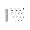 Juego de placas para manillas ciegas con muelle JNFIN03008SF