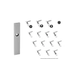 Juego de placas para manillas ciegas con muelle JNFIN03008SF