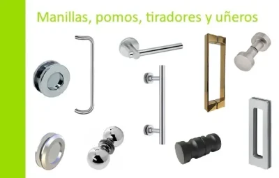 Manillas pomos tiradores y uñeros