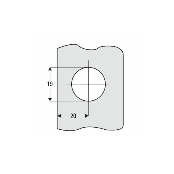 Bisagra para vitrina BO5205271-3